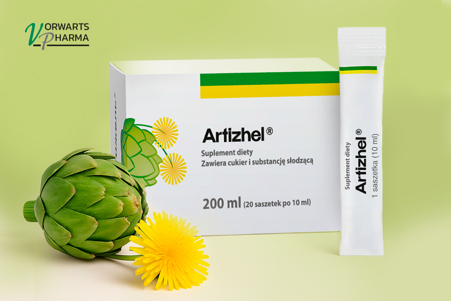 Artizhel – naturalny kompleks z karczochem i mniszkiem na wsparcie pracy pęcherzyka żółciowego