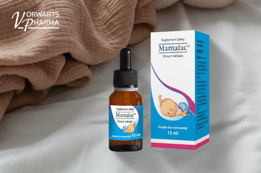 Kolki u niemowląt: dlaczego się pojawiają i jak złagodzić dyskomfort 2 Opakowanie kropli Mamalaс od Vorwarts Pharma