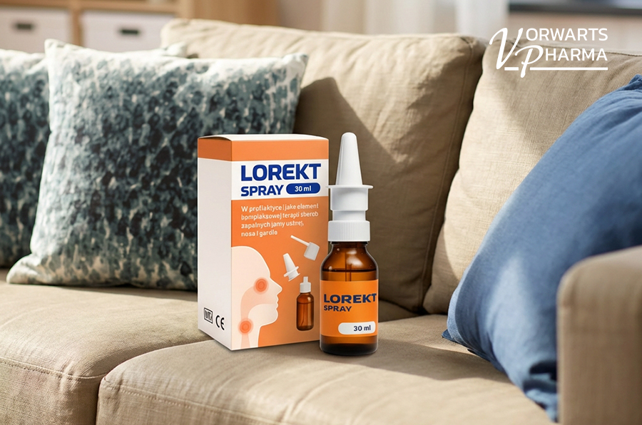 Lorekt — produkt do regularnej pielęgnacji błony śluzowej nosa i gardła