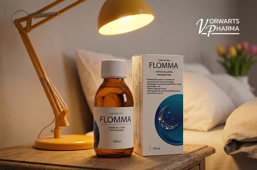 Skład Flomma Lactium HD4 i witamina B6