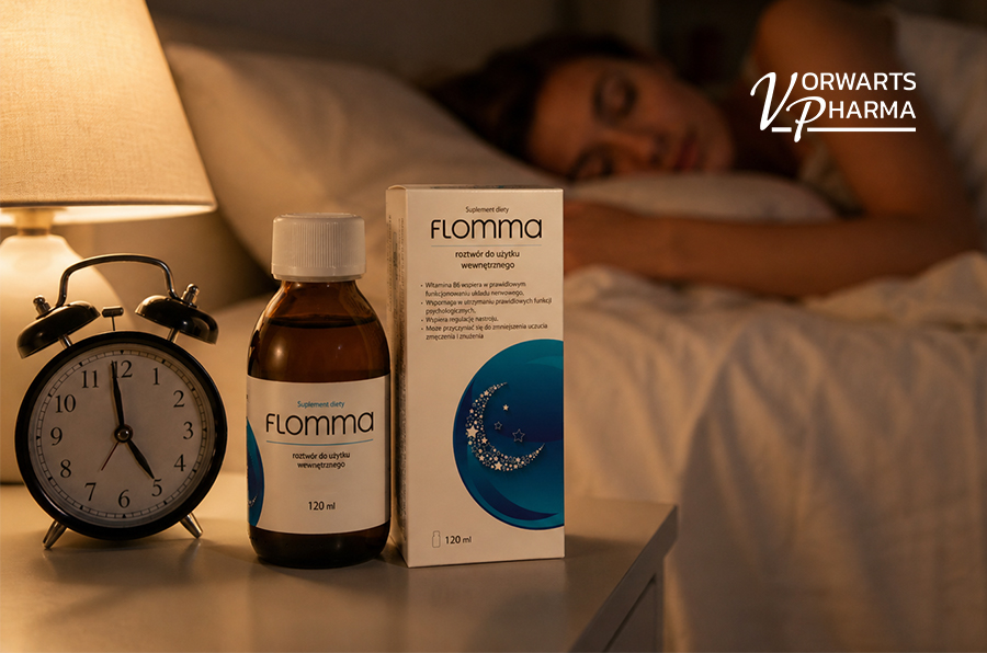 FLOMMA z Lactium® HD4 i witaminą B6 od Vorwarts Pharma