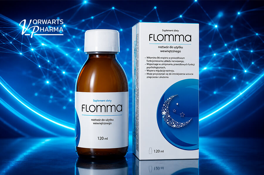 Flomma z Lactium® HD4 i witaminą B6 jako element wieczornej rutyny
